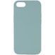 Чехол Silicone Case Full Protective (AA) NO LOGO для Apple iPhone SE (2020) Бирюзовый / Turquoise