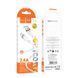 Дата кабель Hoco X109 Energy silicone USB to MicroUSB (1m) White фото 4