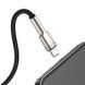 Дата кабель Baseus Cafule Metal USB to Lightning 2.4A (1m) (CALJK-A0) Black фото 6