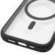 Чехол TPU+PC GETMAN Moon Clear with MagSafe для Apple iPhone 15 Pro (6.1") Black фото 6