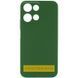 Чехол Silicone Cover Lakshmi Full Camera (AA) для Motorola Moto G35 Зеленый / Dark green