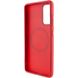 TPU чехол Bonbon Metal Style with MagSafe для Samsung Galaxy S20 FE Красный / Red фото 3