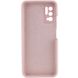 Чехол Silicone Cover Full Camera (AAA) для Xiaomi Redmi Note 10 5G / Poco M3 Pro Розовый / Pink Sand фото 3