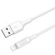 Дата кабель Hoco X25 Soarer Lightning Cable (1m) Белый фото 3