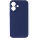 Чехол Silk Full Camera Protective (AA) NO LOGO для Apple iPhone 17 (6.3") Синий / Deep navy фото 2