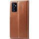 Шкіряний чохол-книжка GETMAN Gallant (PU) для Samsung Galaxy A25 5G Коричневий фото 4