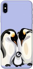 Чохол itsPrint Penguin family для Apple iPhone XS Max (6.5")