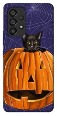 Чохол itsPrint Cat and pumpkin для Samsung Galaxy A53 5G