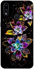 Чехол itsPrint Flowers on black для Samsung Galaxy A10s