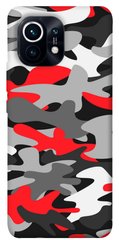 Чехол itsPrint Красно-серый камуфляж для Xiaomi Mi 11