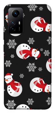 Чехол itsPrint Снеговики для Xiaomi Redmi Note 12S
