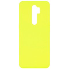 Чохол Silicone Cover Full without Logo (A) для Oppo A5 (2020) / Oppo A9 (2020) Жовтий / Flash