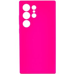 Чохол Silicone Cover Lakshmi Full Camera (AAA) для Samsung Galaxy S24 Ultra Рожевий / Barbie pink