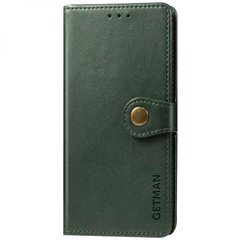 Шкіряний чохол книжка GETMAN Gallant (PU) для Samsung Galaxy A11 Зелений