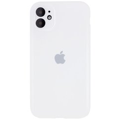 Уценка Чехол Silicone Case Full Camera Protective (AA) для Apple iPhone 12 (6.1") Вскрытая упаковка / Белый / White