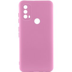 Чохол Silicone Cover Lakshmi Full Camera (A) для Motorola Moto E40 Рожевий / Pink
