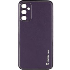 Кожаный чехол Xshield для Samsung Galaxy A34 5G Фиолетовый / Dark Purple