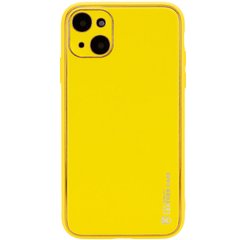 Шкіряний чохол Xshield для Apple iPhone 14 (6.1") Жовтий / Yellow