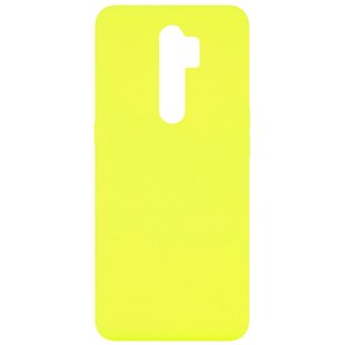 Чехол Silicone Cover Full without Logo (A) для Oppo A5 (2020) / Oppo A9 (2020) Желтый / Flash