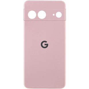 Чехол Silicone Cover Lakshmi Full Camera (AAA) with Logo для Google Pixel 8 Розовый / Pink Sand