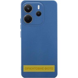 Чохол Silicone Cover Ummi Lakshmi Full Camera (AA) для Xiaomi Redmi Note 14 Pro 4G/5G Синій / Navy Blue