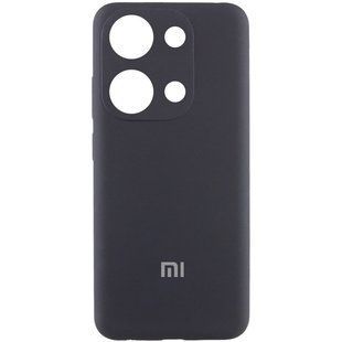 Чехол Silicone Cover Lakshmi Full Camera (AA) with logo для Xiaomi Poco X6 / Note 13 Pro 5G Черный / Black