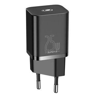 СЗУ Baseus Super Si Quick Charger PD25W (1USB-C) (CCSP) Черный