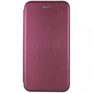 Шкіряний чохол-книжка Classy для Xiaomi Redmi Note 8 Pro Бордовий