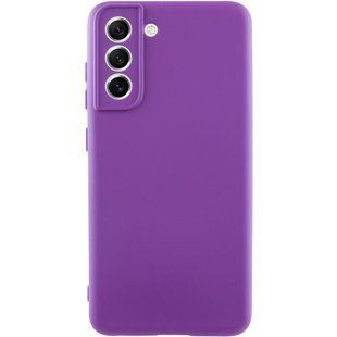 Чохол TPU GETMAN Liquid Silk Full Camera для Samsung Galaxy S22+ Фіолетовий / Purple