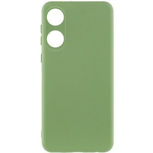 Чехол Silicone Cover Lakshmi Full Camera (A) для Oppo A58 4G Зеленый / Pistachio