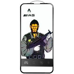 Защитное стекло 5D Anti-static Matte (тех.пак) для Apple iPhone 13 / 13 Pro / 14 (6.1") Черный