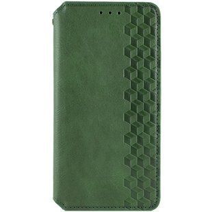 Кожаный чехол-книжка GETMAN Cubic (PU) для Oppo A38 / A18 Зеленый