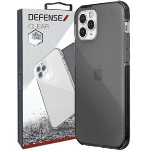 Уцінка Чохол Defense Clear Series (TPU) для Apple iPhone 13 Pro (6.1") Пошкоджена упаковка / Чорний
