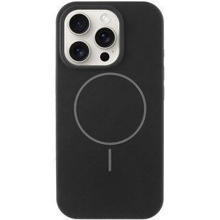 Чехол Silk Full Protective (AA) NO LOGO with Magnetic Fit для Apple iPhone 15 Pro (6.1") Черный / Black