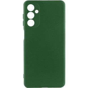 Чехол TPU GETMAN Liquid Silk Full Camera для Samsung Galaxy A26 5G Зеленый / Dark green