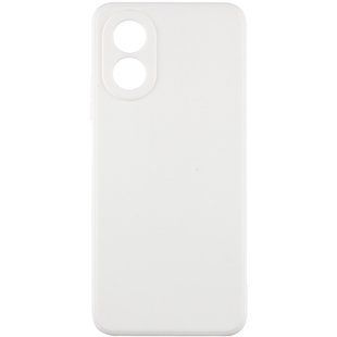 Силіконовий чохол Candy Full Camera для Oppo A78 4G Білий / White