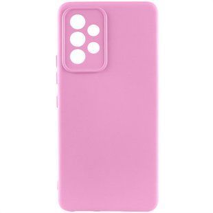 Чохол TPU GETMAN Liquid Silk Full Camera для Samsung Galaxy A52 4G / A52 5G / A52s Рожевий / Pink