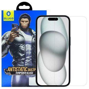 Защитное 2.5D стекло Blueo Full Cover HD Clear для Apple iPhone 17 / 17 Pro / 16 Pro (6.3") Прозрачное