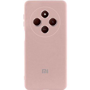 Чохол Silicone Cover Lakshmi Full Camera (AAA) with Logo для Xiaomi Redmi 14C / Poco C75 Рожевий / Pink Sand