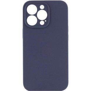 Чохол Silk Full Camera Protective (AA) NO LOGO для Apple iPhone 13 Pro Max (6.7") Темно-синій / Midnight blue