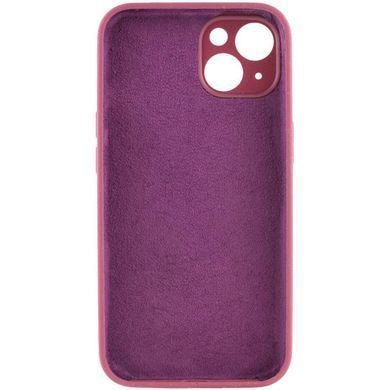 Чехол Silk Full Camera Protective (AA) NO LOGO для Apple iPhone 13 (6.1") Бордовый / Plum
