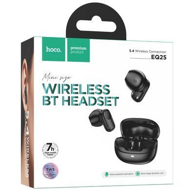 Беспроводные TWS наушники Hoco EQ25 Unimpeded Midnight Black