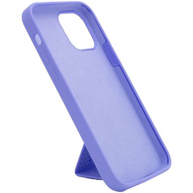 Чехол Silicone Case Hand Holder для Apple iPhone 12 Pro Max (6.7") Сиреневый / Dasheen