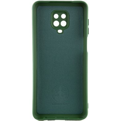 Чехол Silicone Cover Lakshmi Full Camera (AAA) with Logo для Xiaomi Redmi Note 9s / Note 9 Pro Зеленый / Cyprus Green