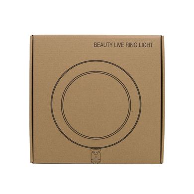 Уценка Кольцевая светодиодная LED лампа Flat Ring 8" Поврежденная упаковка / Black