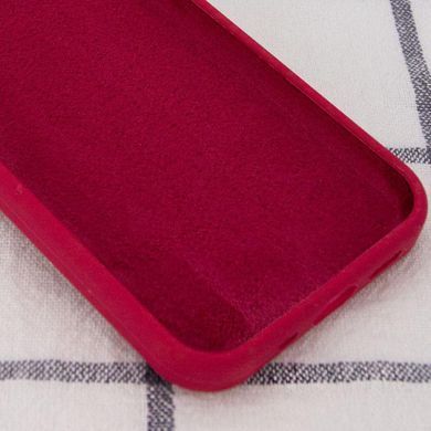 Чехол Silk Full Protective (AA) NO LOGO для Apple iPhone 16 Plus (6.7") Красный / Rose Red