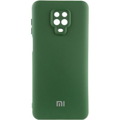 Чехол Silicone Cover Lakshmi Full Camera (AAA) with Logo для Xiaomi Redmi Note 9s / Note 9 Pro Зеленый / Cyprus Green