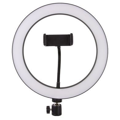 Уценка Кольцевая светодиодная LED лампа Flat Ring 8" Поврежденная упаковка / Black