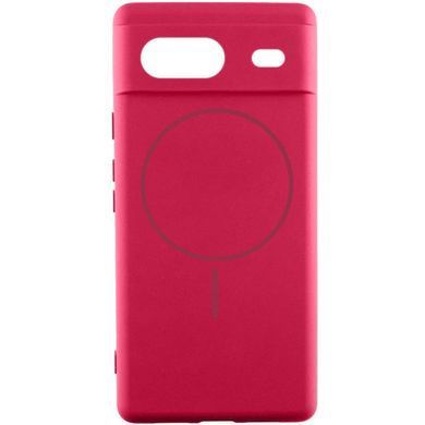 Чехол Silicone Cover Lakshmi Full Camera (AA) with MagFit для Google Pixel 7 Красный / Rose Red