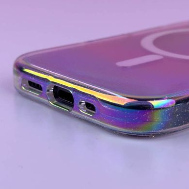 Чехол TPU Galaxy Sparkle (MagFit) для Apple iPhone 14 Pro (6.1") Chroma+Glitter
